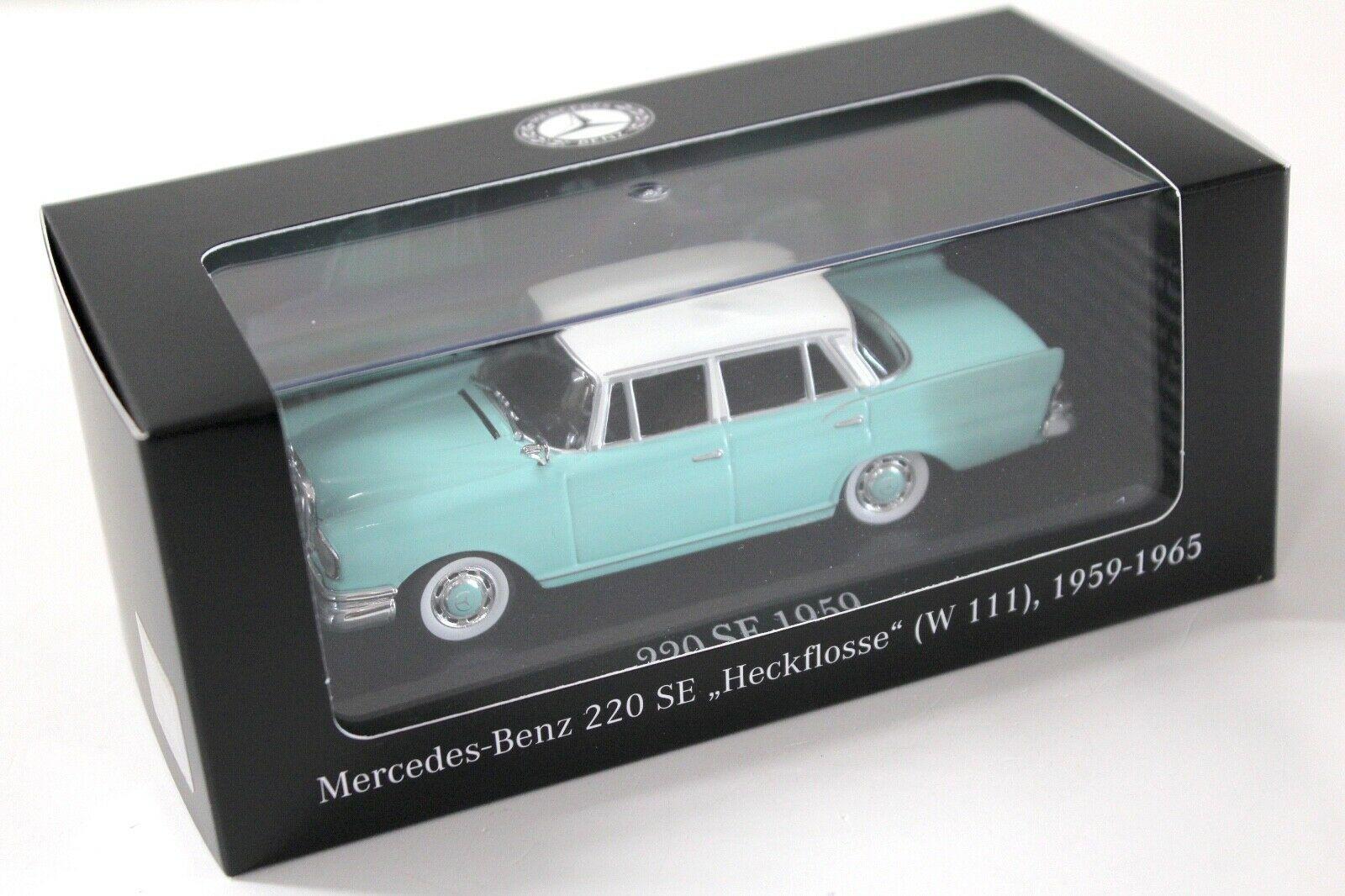 1:43 Premium Collectibles Mercedes 220SE Heckflosse green DEALER VERSION