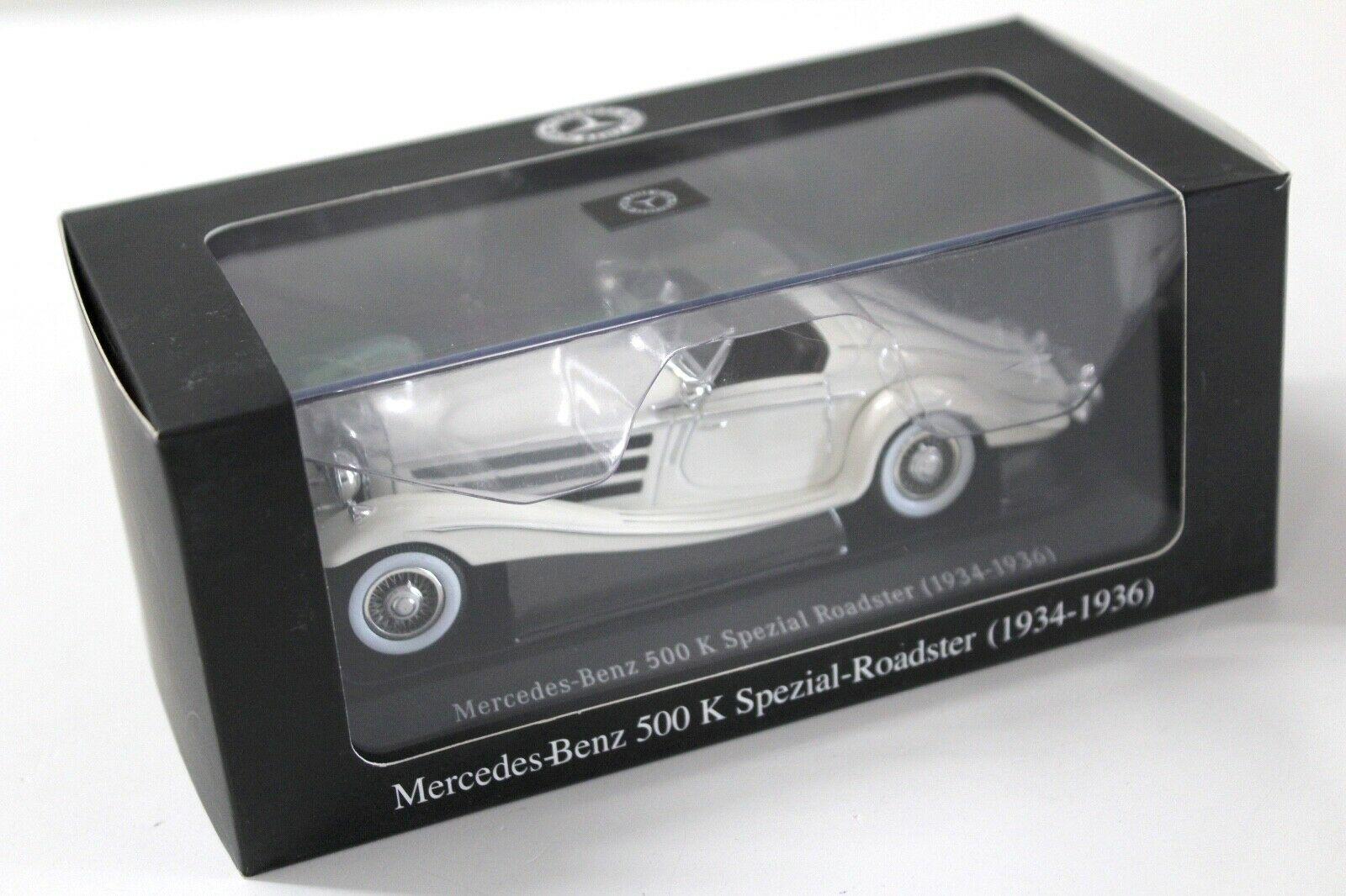 1:43 Premium Collectibles Mercedes 500K Spezial white DEALER VERSION