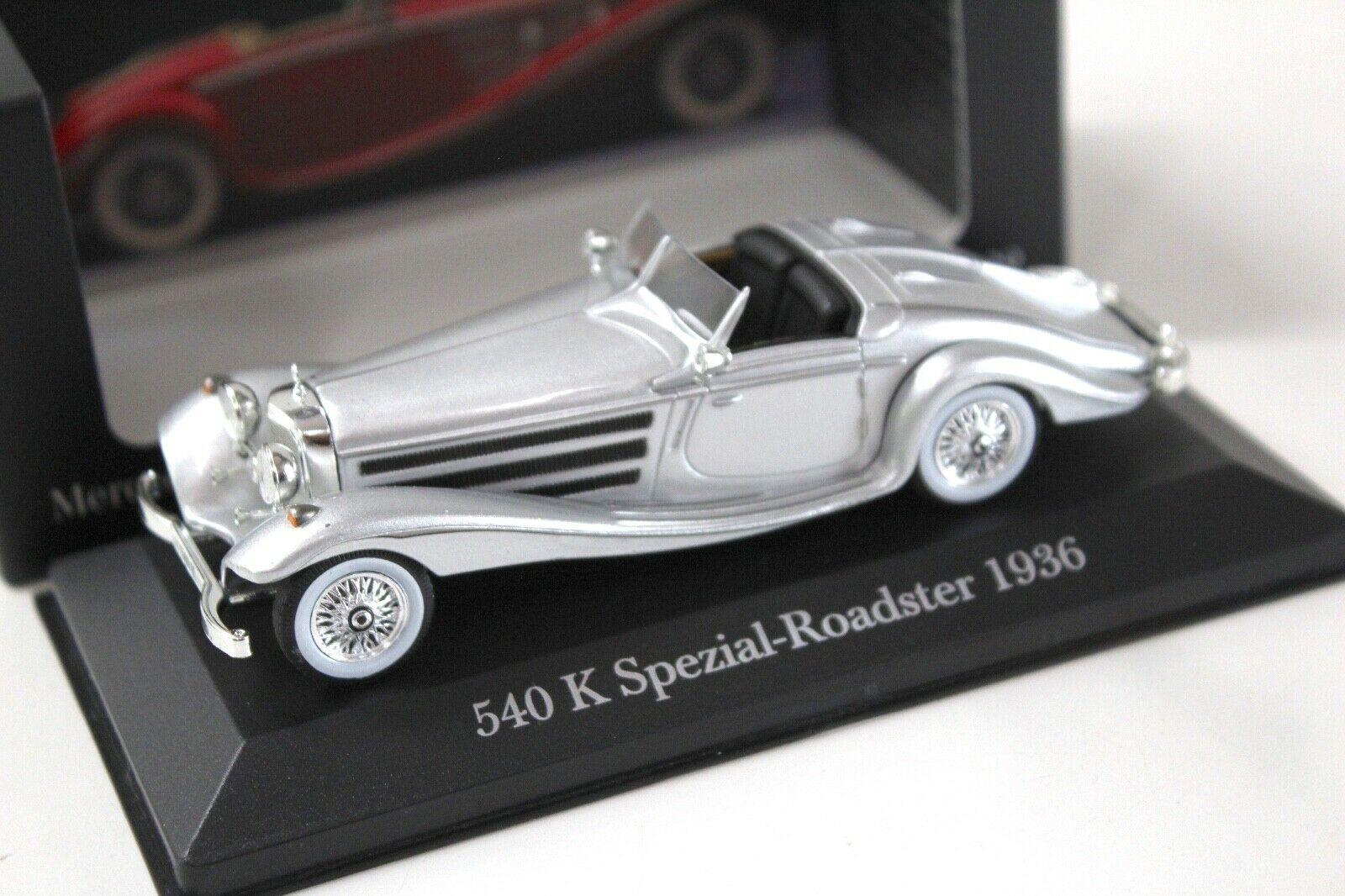 1:43 Premium Collectibles Mercedes 540K Spezial silver DEALER VERSION