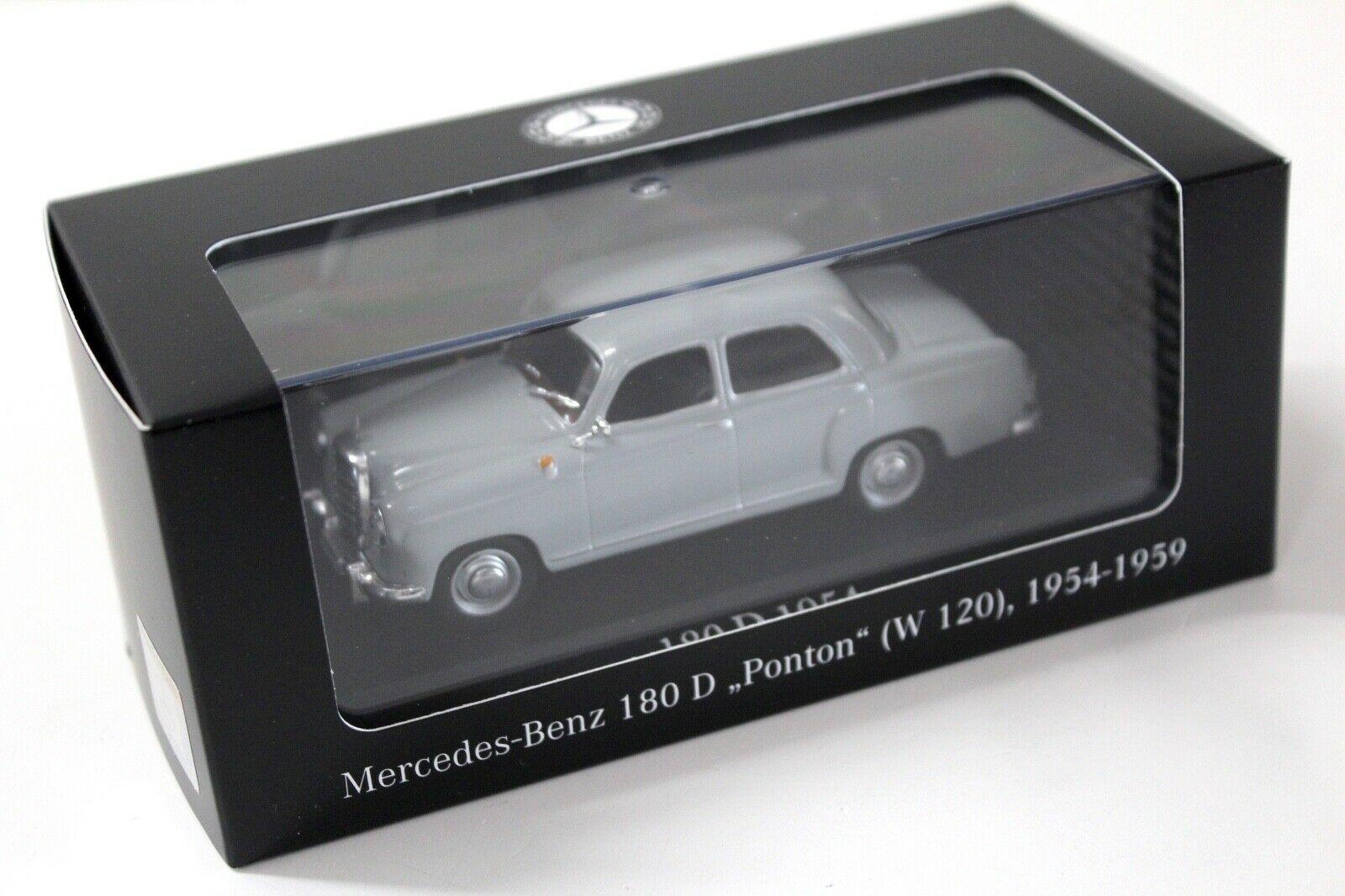 1:43 Premium Collectibles Mercedes 180 D Ponton grey DEALER VERSION