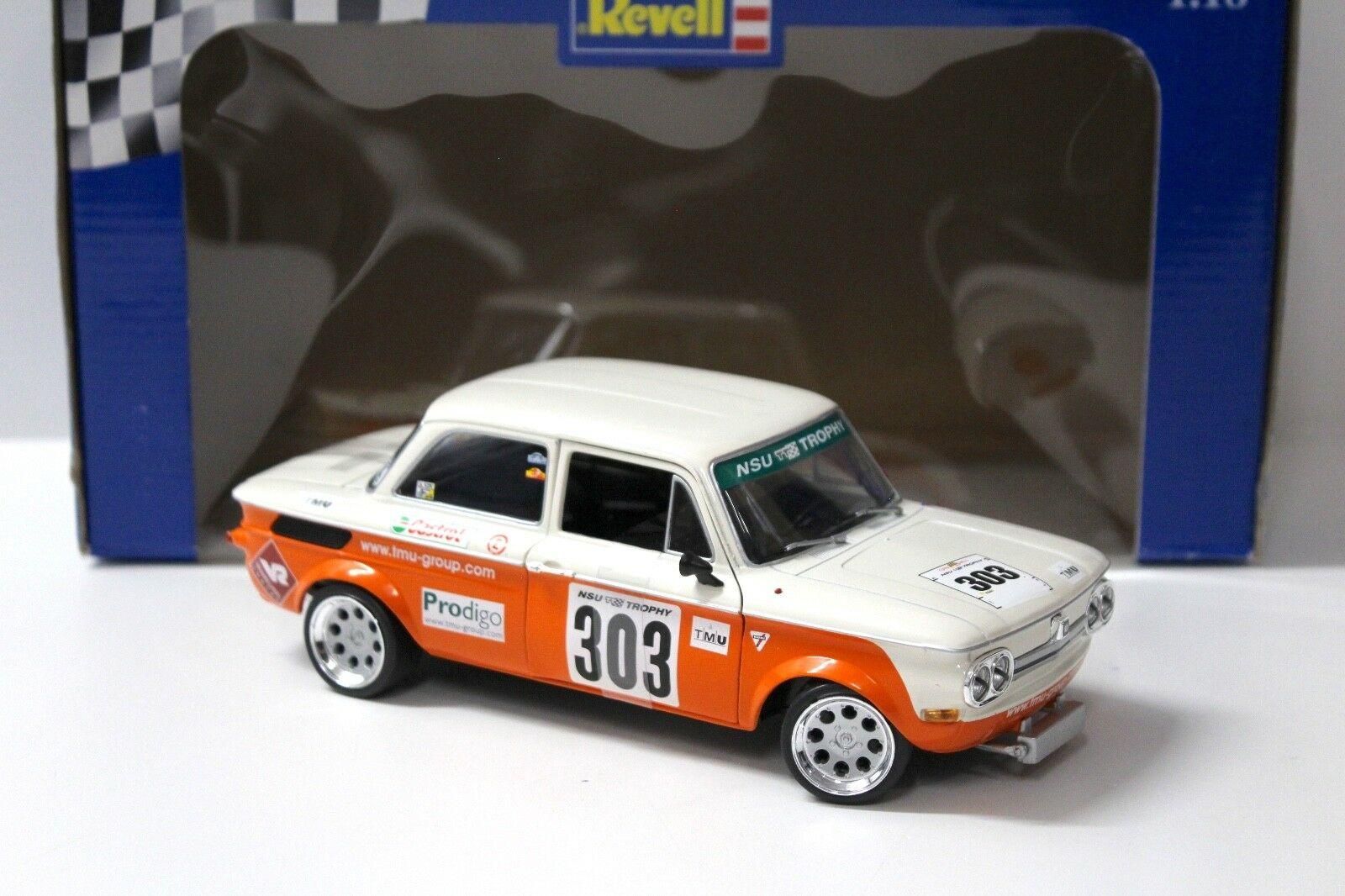1:18 Revell NSU TT CUP beige/orange #303 H.Geenen