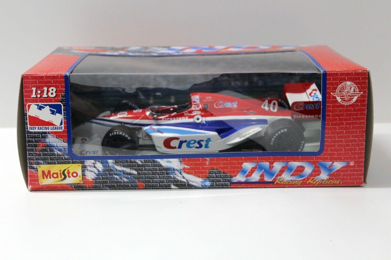 1:18 Maisto INDYCAR "CREST" white/blue/red #40