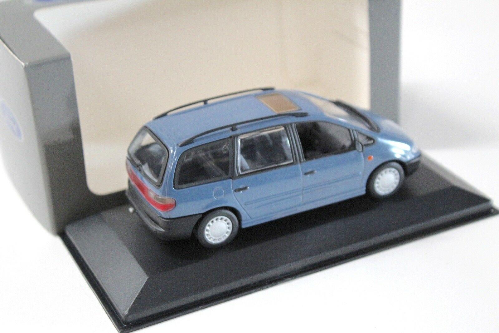 1:43 Minichamps Ford Galaxy 1995 grey-blue DEALER VERSION