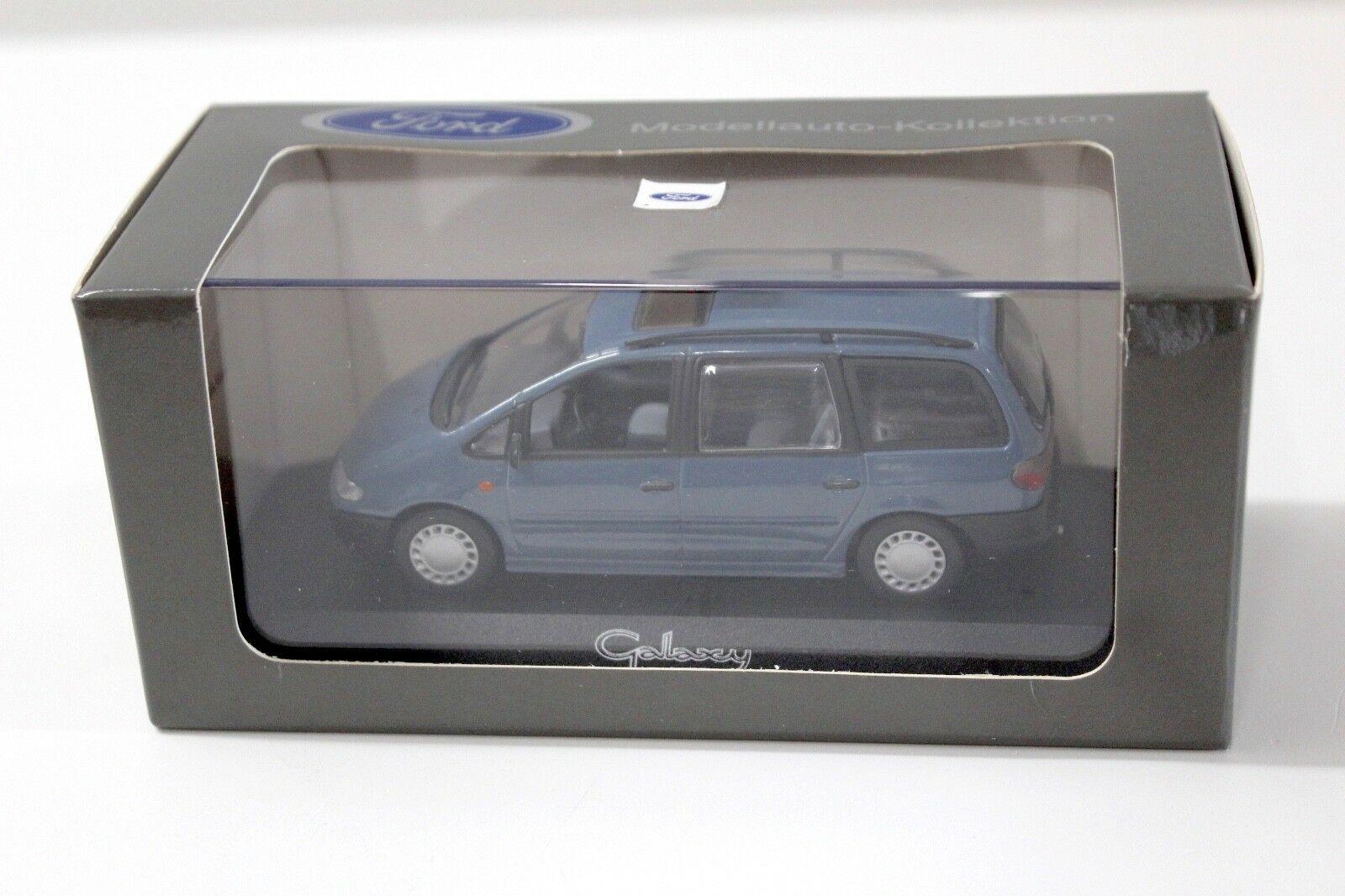 1:43 Minichamps Ford Galaxy 1995 grey-blue DEALER VERSION