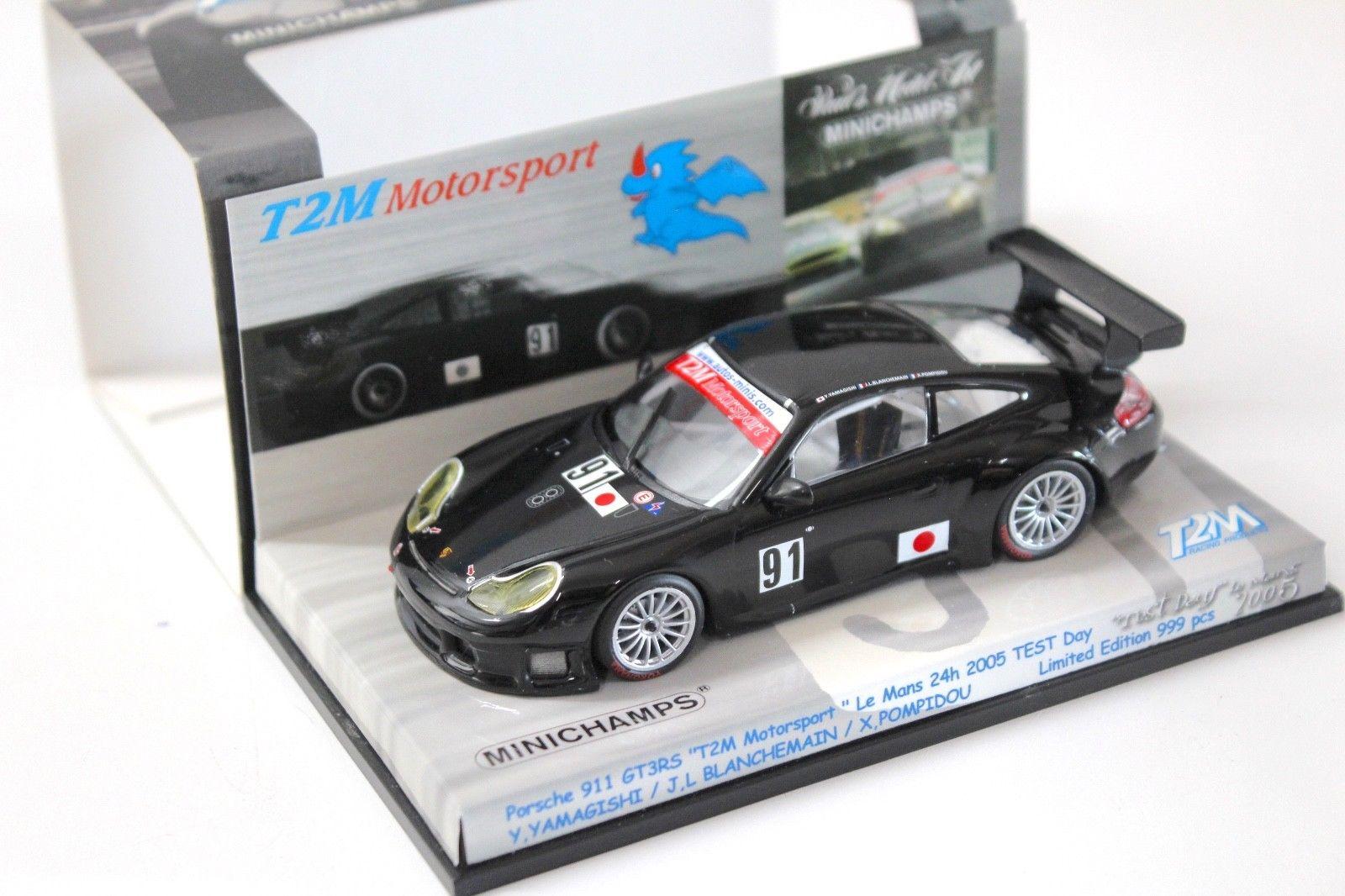 1:43 Minichamps Porsche 911 (996) GT3 RS T2M 2005 #91 black