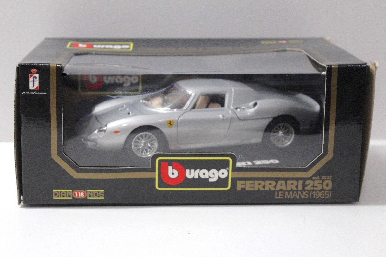 1:18 Bburago Ferrari 250 LM "LA F1 DEL MODELLISMO" silver