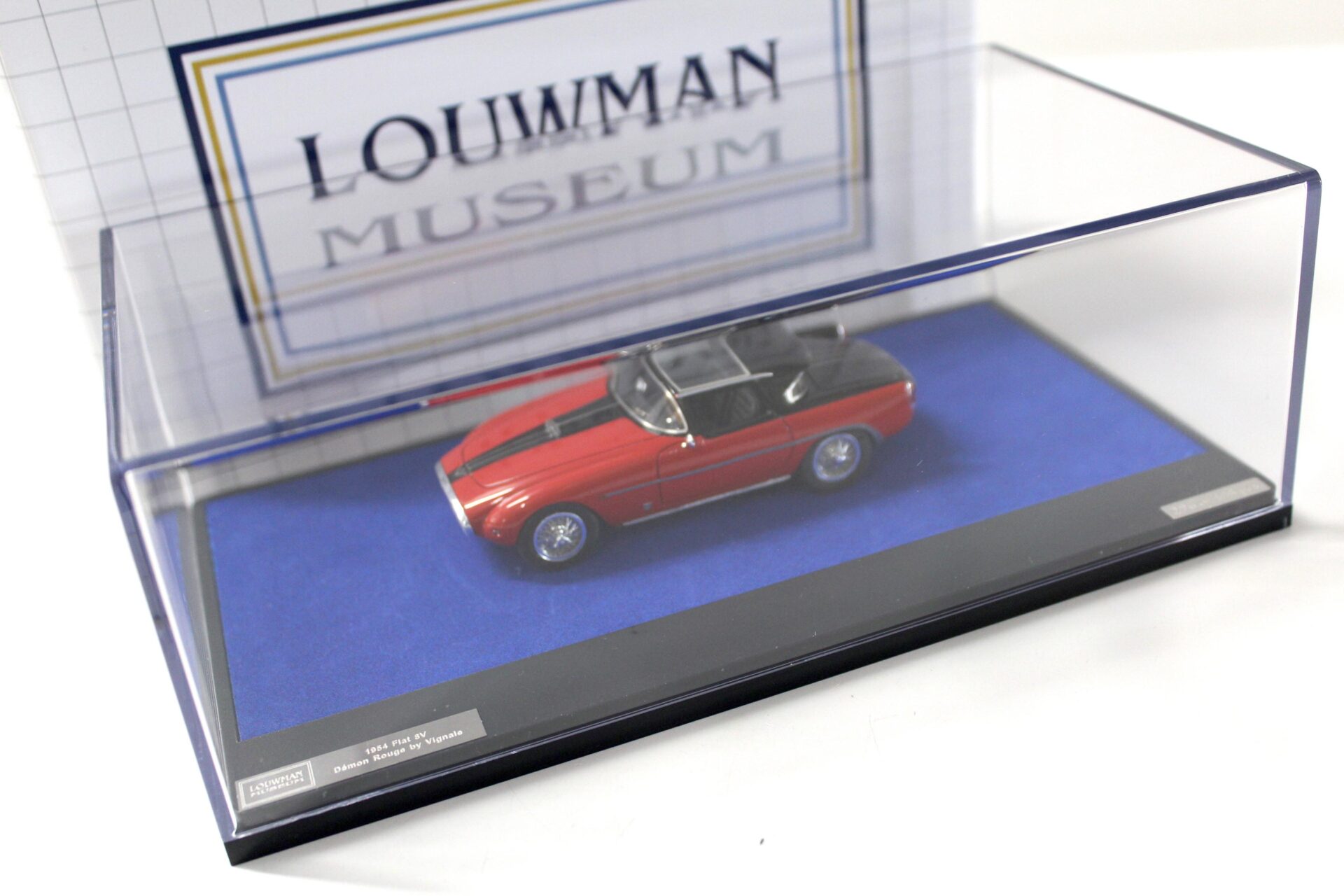 1:43 Matrix Fiat 8V Vignale Demon Rouge 1954 red Louwman Museum