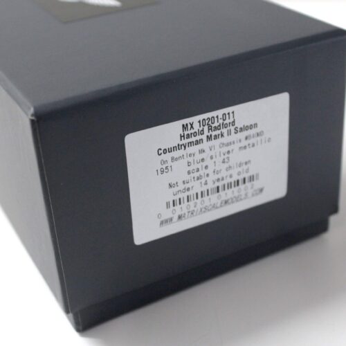 1:43 Matrix Harold Radford Countryman Mark II Saloon blue/ silver metallic