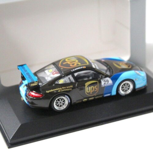 1:43 Minichamps Porsche 911 997 GT3 CUP UPS #29 DEALER VERSION