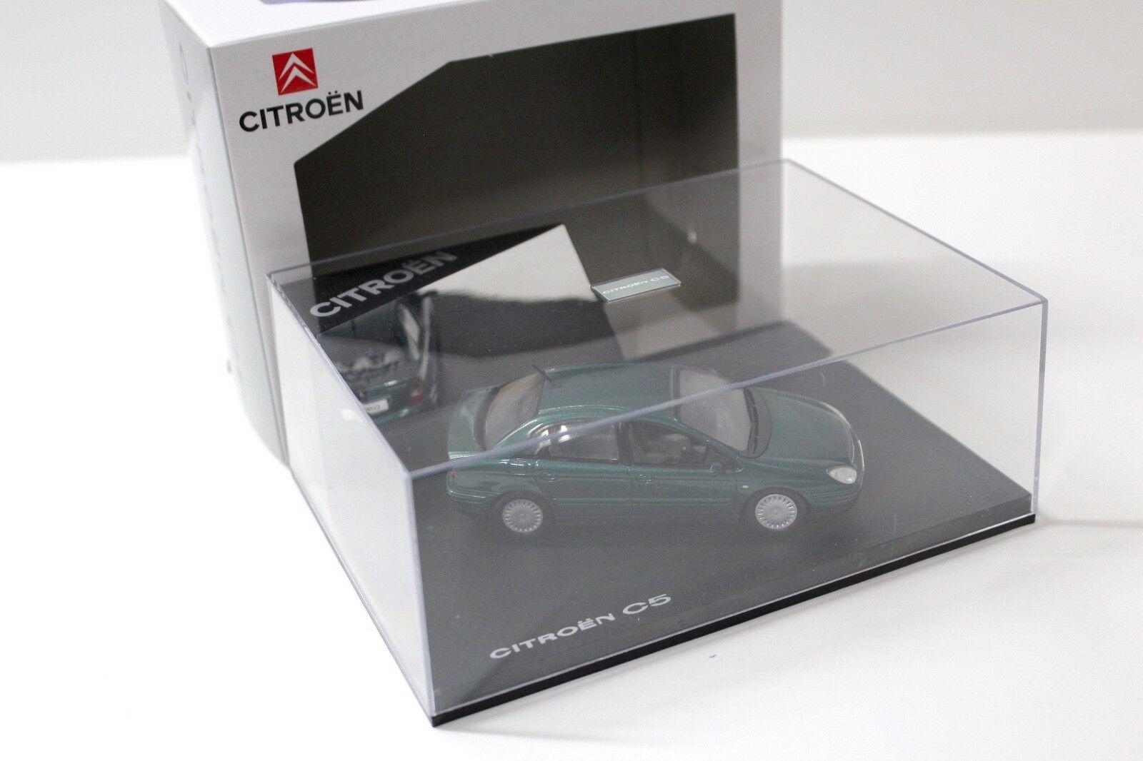 1:43 Norev Citroen C5 Sedan 2001 green DEALER VERSION