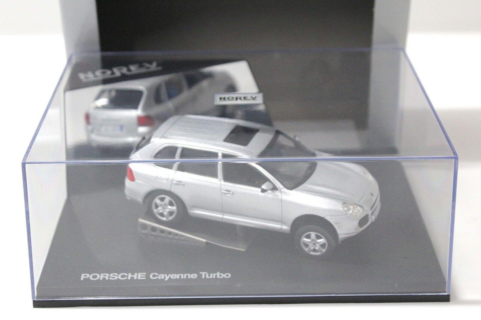 1:43 Norev Porsche Cayenne Turbo Presentation silver