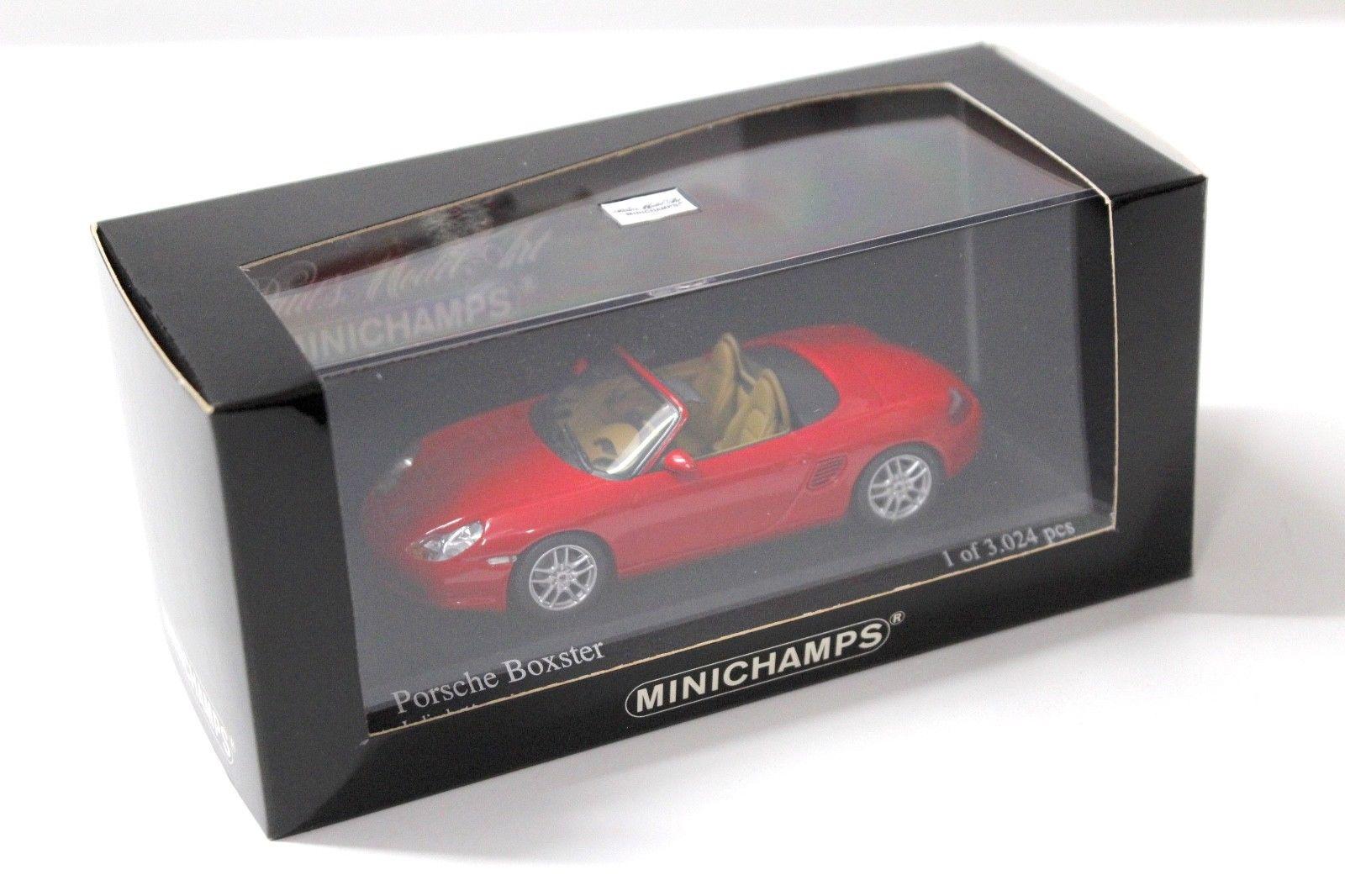 1:43 Minichamps Porsche Boxster Indisch red