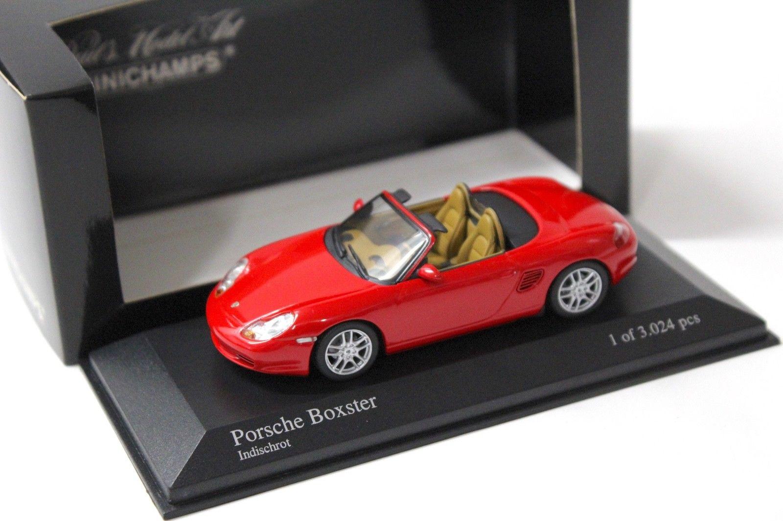 1:43 Minichamps Porsche Boxster Indisch red