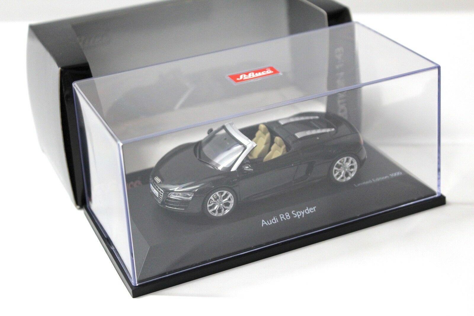 1:43 Schuco Audi R8 V10 Spyder phantom black