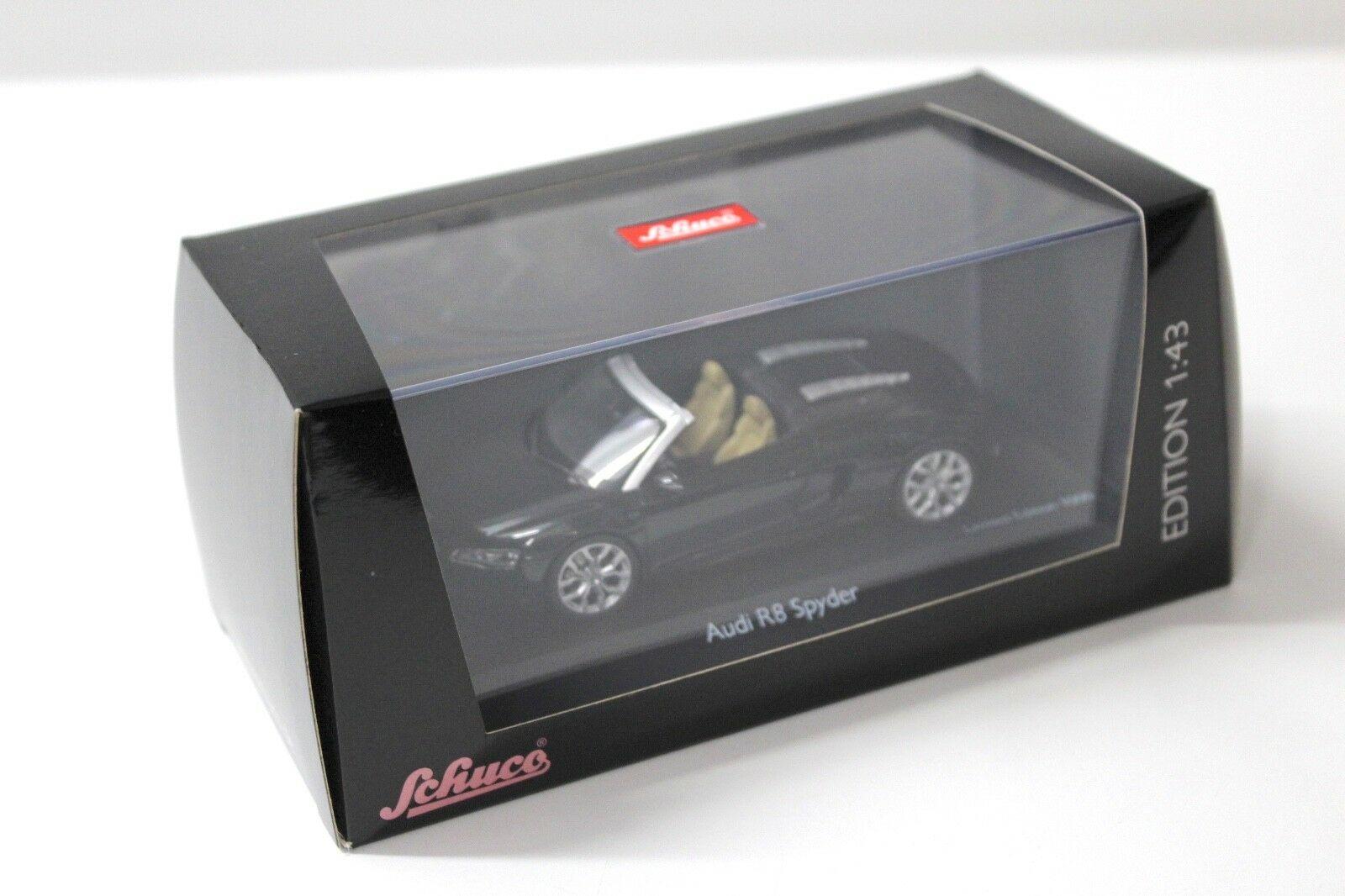 1:43 Schuco Audi R8 V10 Spyder phantom black