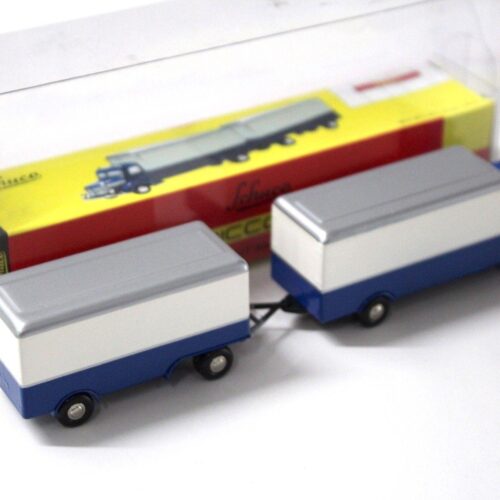 1:90 Schuco Piccolo KRUPP LKW mit Anhänger blue