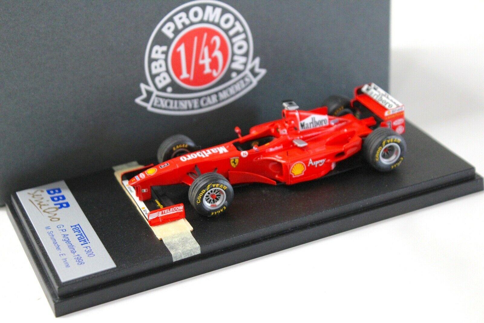1:43 BBR F1 Ferrari F300 GP Argentina M.Schumacher 1998