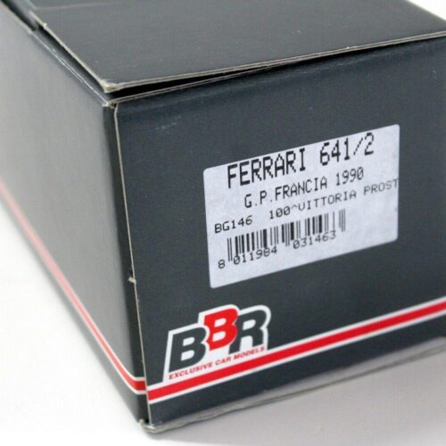 1:43 BBR Ferrari 641/2 GP Francia 1990 A.Prost #1