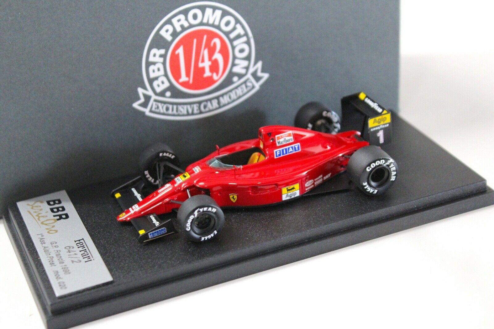 1:43 BBR Ferrari 641/2 GP Francia 1990 A.Prost #1