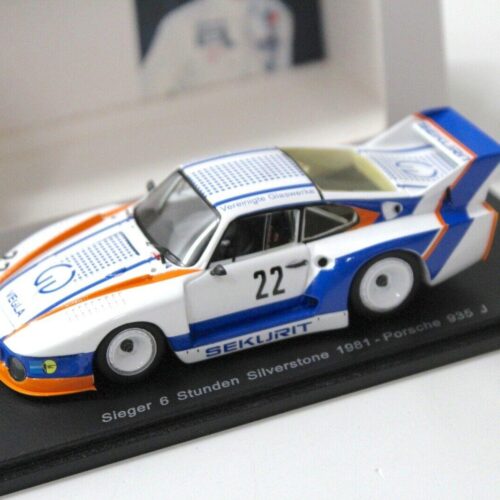 1:43 Spark Porsche 935 J Silverstone 6h 1981 #22 DEALER VERSION