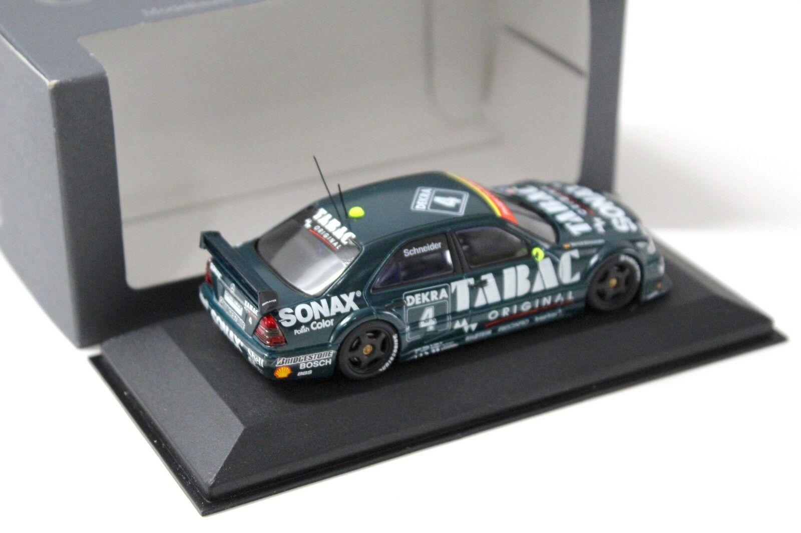 1:43 Minichamps AMG Mercedes C-Klasse DTM Schneider #4 DEALER VERSION