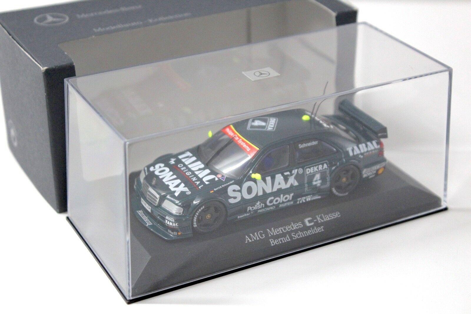 1:43 Minichamps AMG Mercedes C-Klasse DTM Schneider #4 DEALER VERSION