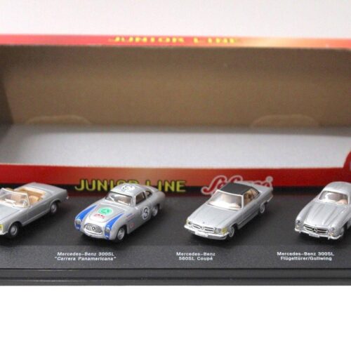 1:72 Schuco Junior Mercedes Classic SET 4 pcs. silver