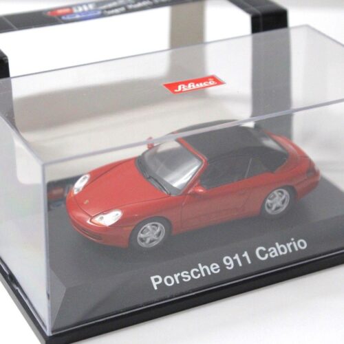 1:43 Dickie Schuco Porsche 911 996 Cabriolet red