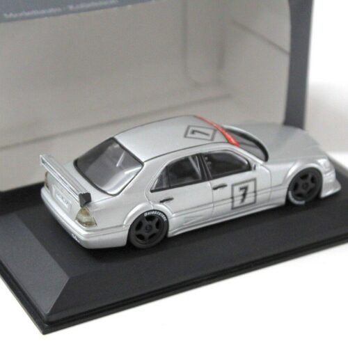 1:43 Minichamps Mercedes C-Klasse Testcar #7 silver DEALER VERSION