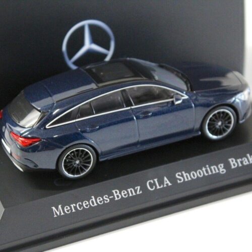 1:43 Spark Mercedes CLA Shooting Brake blue 2019 DEALER VERSION