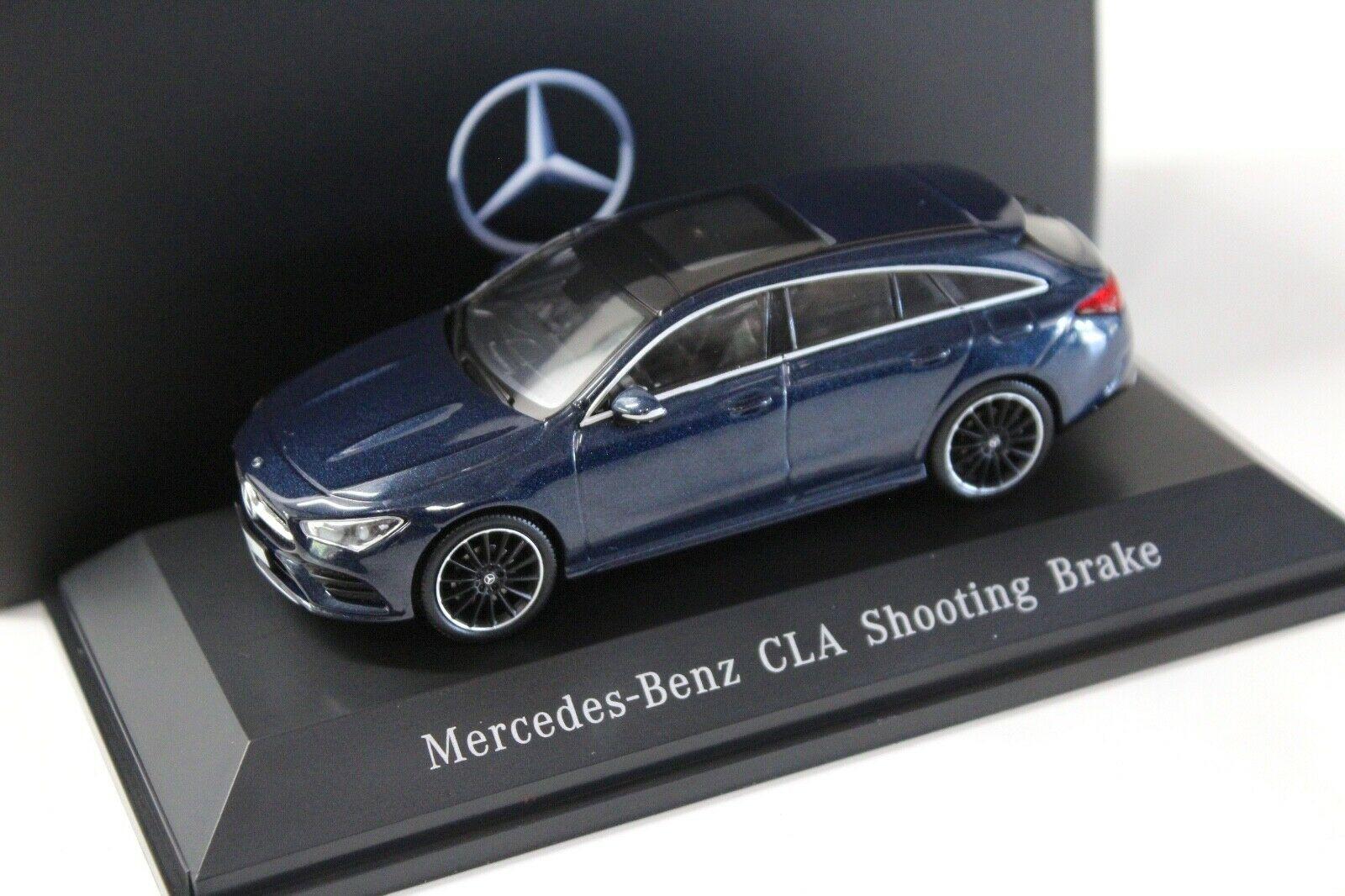 ID 49460 orig.jpg 1:43 Spark Mercedes CLA Shooting Brake blue 2019 DEALER VERSION