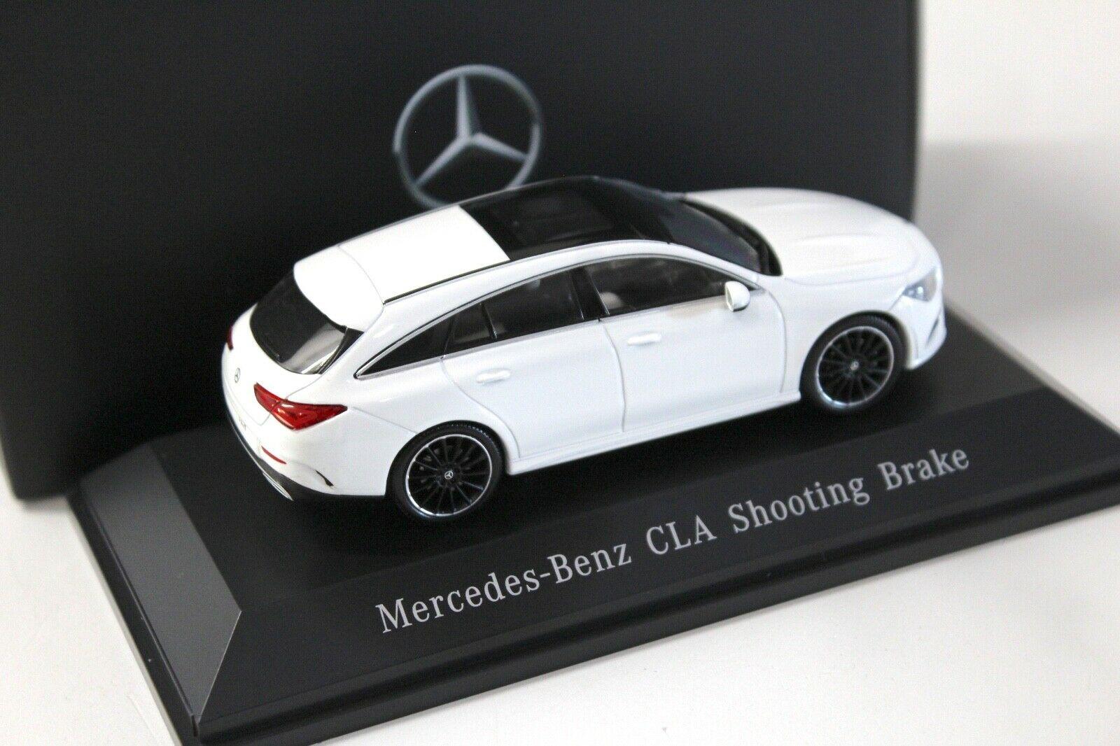 1:43 Spark Mercedes CLA Shooting Brake white 2019 DEALER VERSION