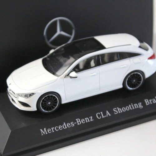 1:43 Spark Mercedes CLA Shooting Brake white 2019 DEALER VERSION