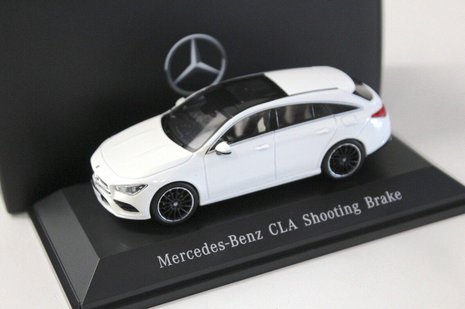 1:43 Spark Mercedes CLA Shooting Brake white 2019 DEALER VERSION