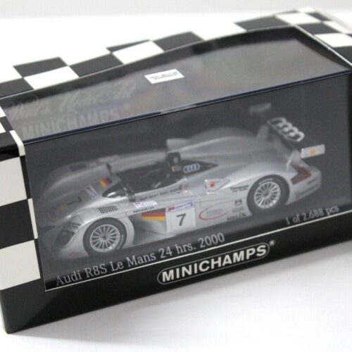 1:43 Minichamps Audi R8S Le Mans 24hrs. 2000 ABT #7