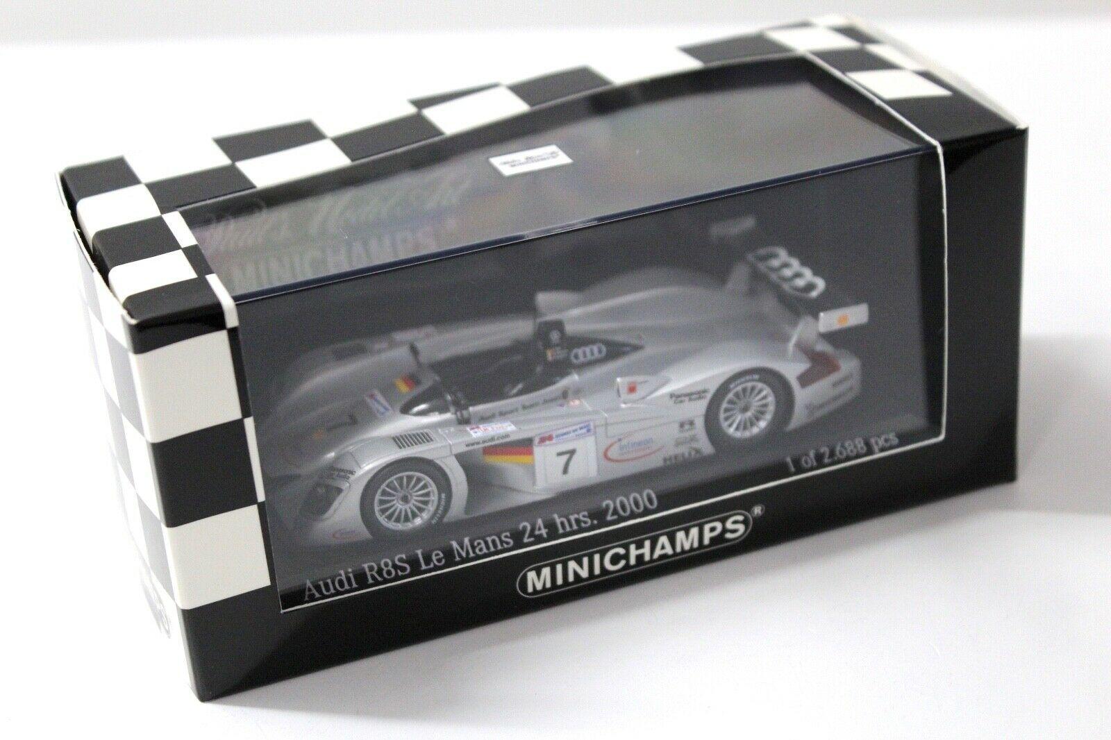 1:43 Minichamps Audi R8S Le Mans 24hrs. 2000 ABT #7
