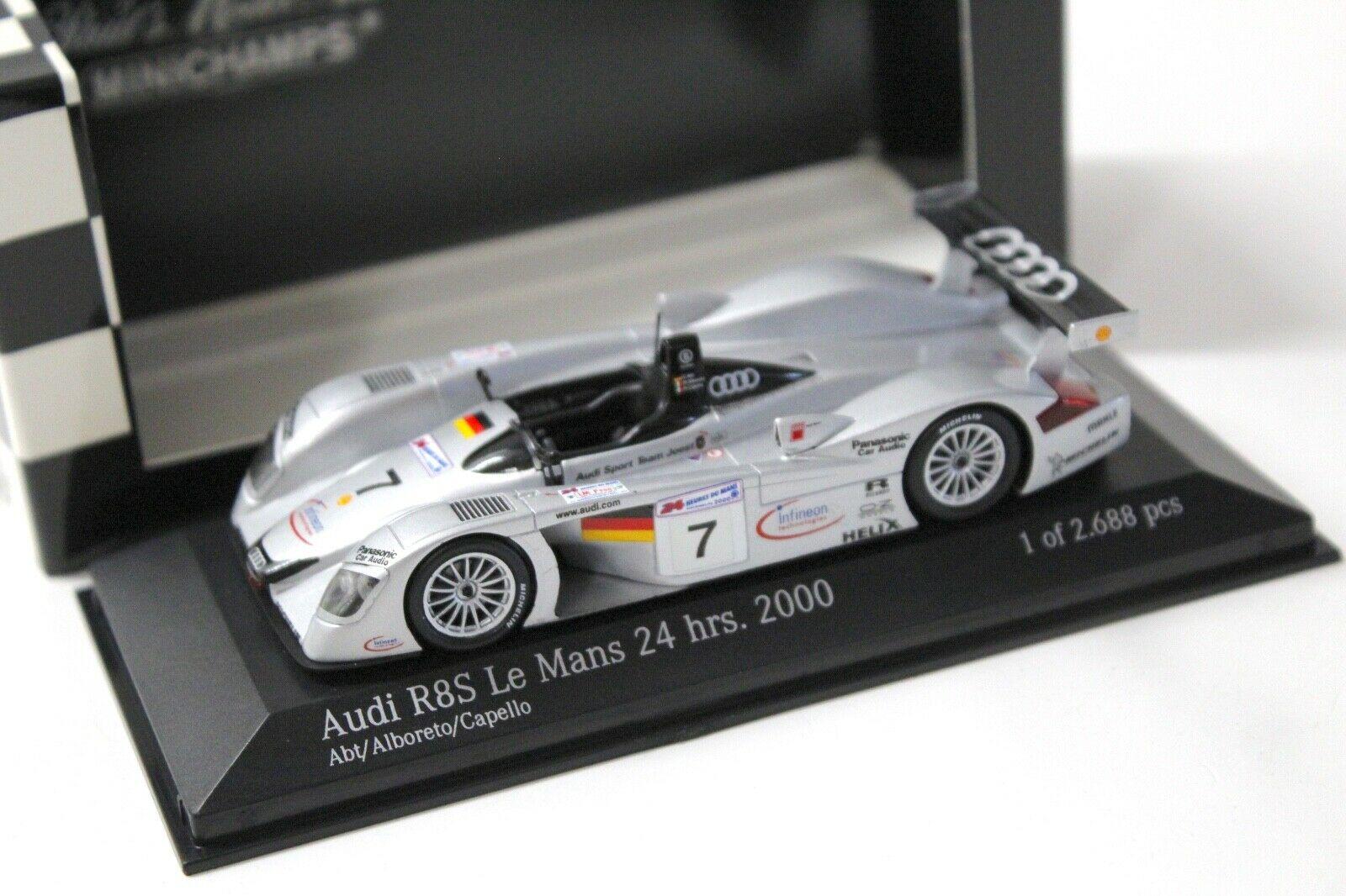 ID 49485 orig.jpg 1:43 Minichamps Audi R8S Le Mans 24hrs. 2000 ABT #7