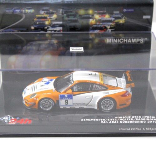 1:43 Minichamps Porsche 911 997 GT3R Hybrid 24h ADAC 2010 #9