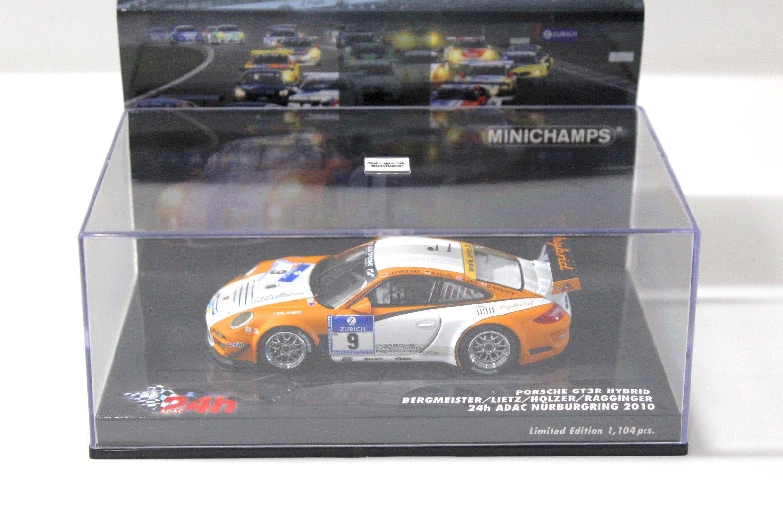 1:43 Minichamps Porsche 911 997 GT3R Hybrid 24h ADAC 2010 #9