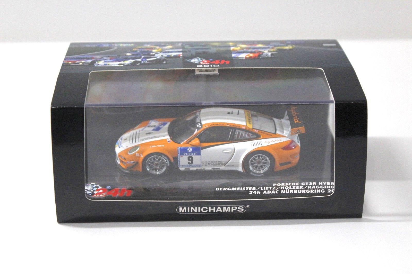 1:43 Minichamps Porsche 911 997 GT3R Hybrid 24h ADAC 2010 #9