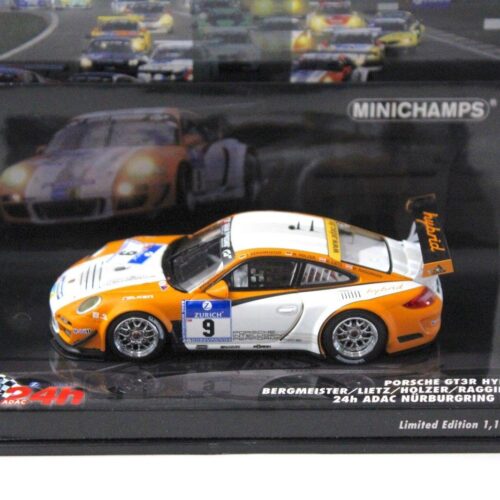 1:43 Minichamps Porsche 911 997 GT3R Hybrid 24h ADAC 2010 #9