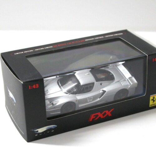 1:43 Hot Wheels Elite Ferrari FXX silver #16