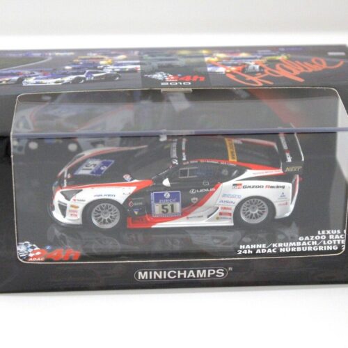 1:43 Minichamps Lexus LFA GAZOO 24h ADAC Hahne #51