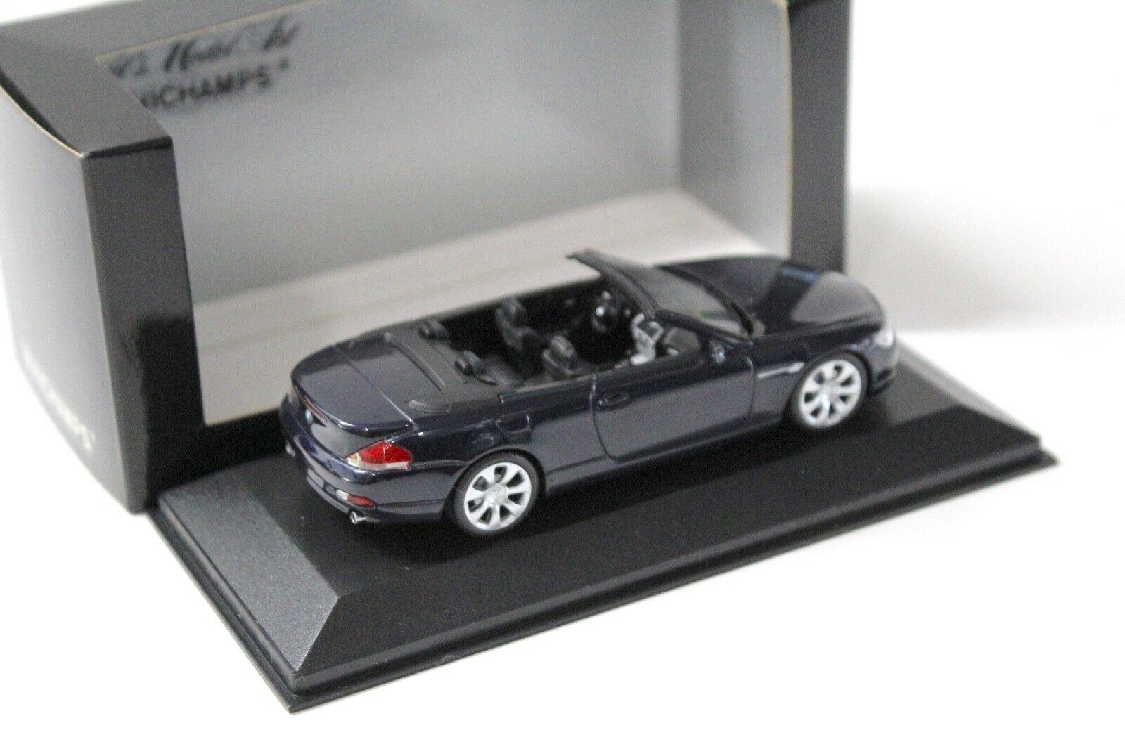1:43 Minichamps BMW 6er E63 Convertible Monaco blue