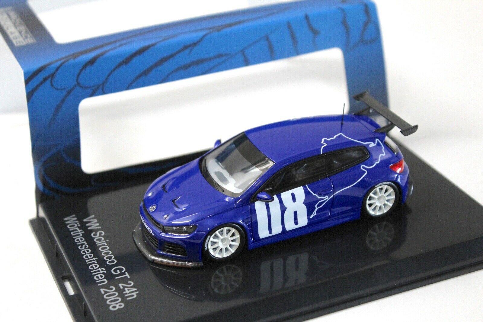 1:43 Norev VW Scirocco GT 24h Wörtherseetreffen 2008 blue #08