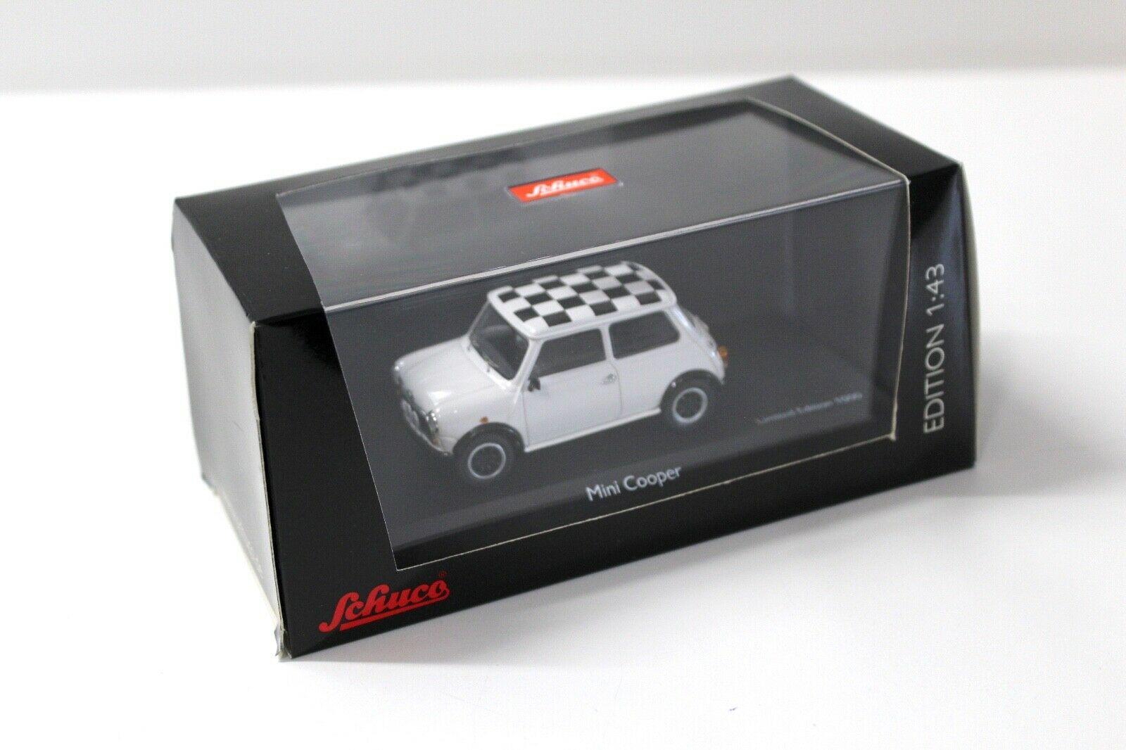 1:43 Schuco Mini Cooper white / black