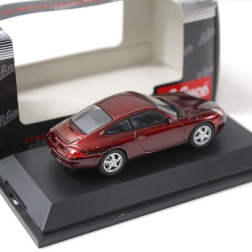 1:43 Schuco Porsche 911 (996) Coupe dark red