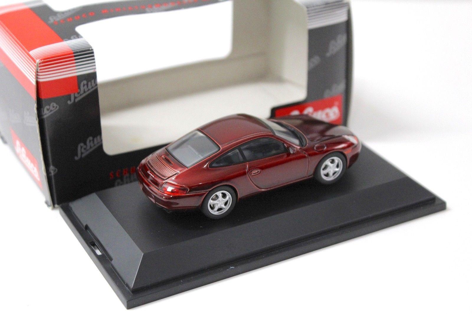 1:43 Schuco Porsche 911 (996) Coupe dark red