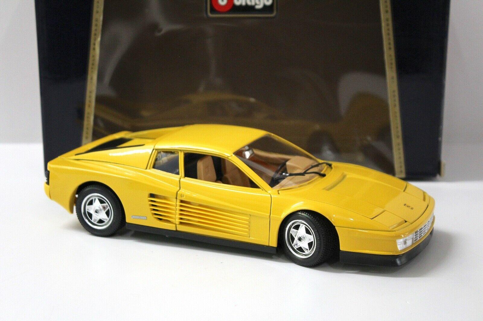 1:18 Bburago Ferrari Testarossa 1984 yellow