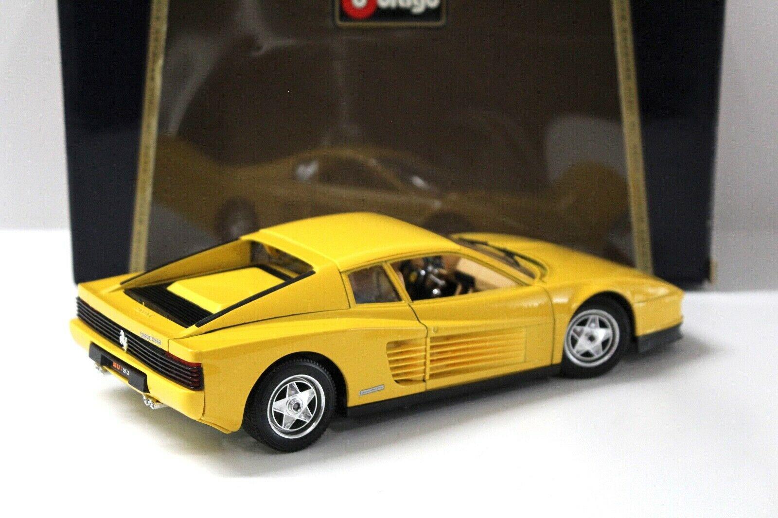 1:18 Bburago Ferrari Testarossa 1984 yellow